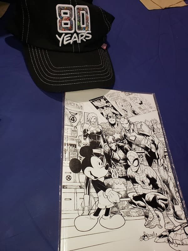 Black And White D23 Marvel Comics #1000 Variant Spotted In The Wild