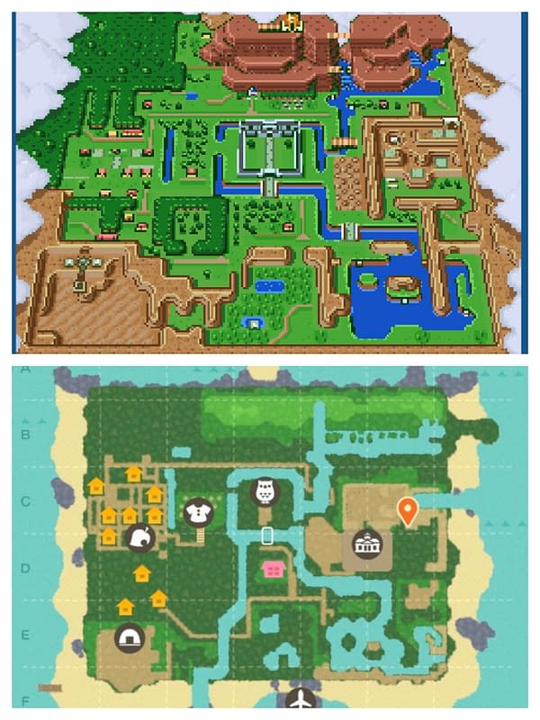 Animal Crossing Link To The Past Map