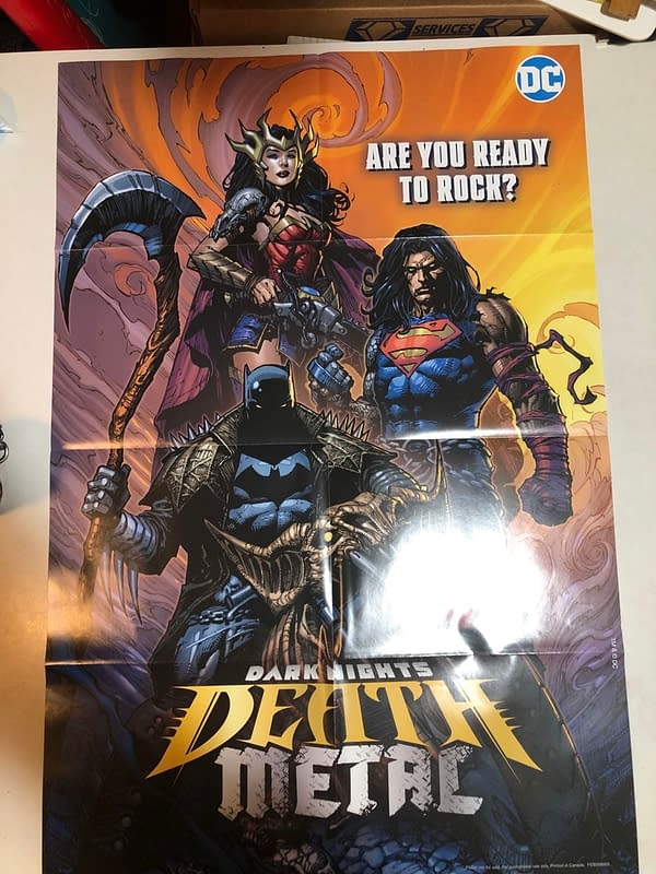 Death Metal #1 David Finch Group Variant Cover Promotional Poster