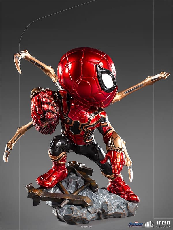Spider-Man Iron Spider Gets New MiniCo Iron Studios Statue