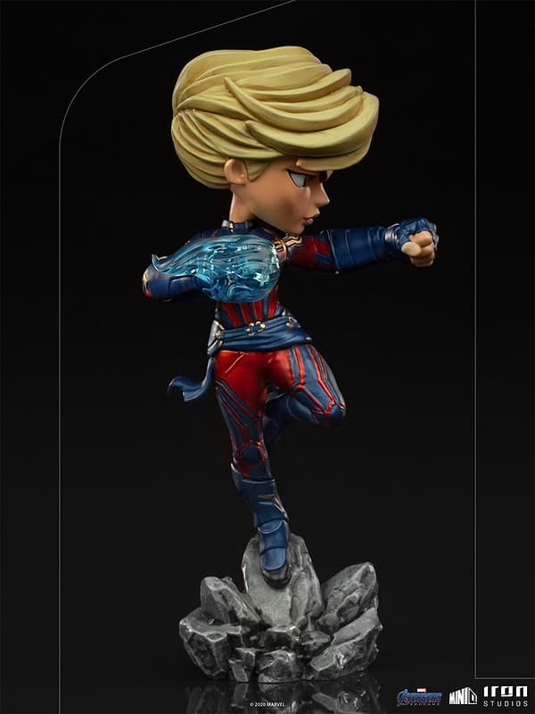 Captain Marvel From Endgame Arrives With New Iron Studios Minico