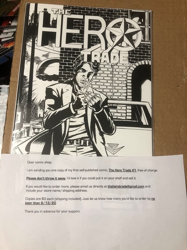 Bad Idea's First Comic Book, The Hero Trade #1 Sells For $300+ on eBay