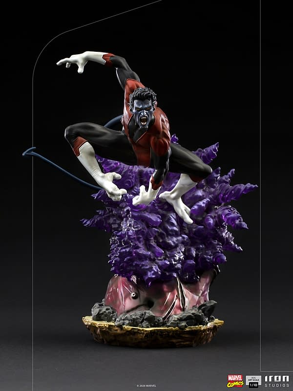 Nightcrawler Teleports to Assist the X-Men With Iron Studios