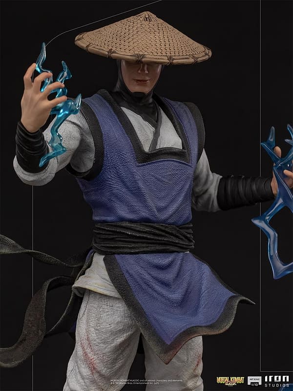 Mortal Kombat Raiden Brings the Thunder To Iron Studios