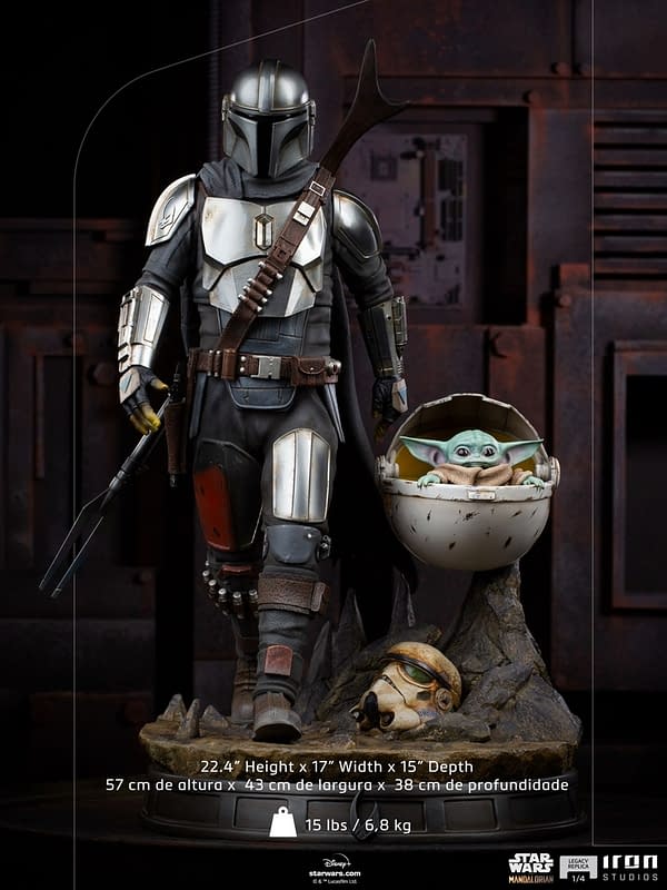 The Mandalorian and The Child Get New Legacy Statue From Iron Studios