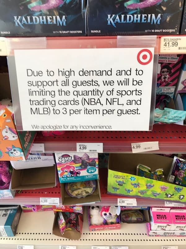 Target Limits Sale Of Sports, Pokemon And Trading Cards