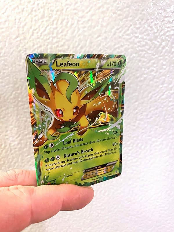 Leafeon EX. Credit: Pokémon TCG