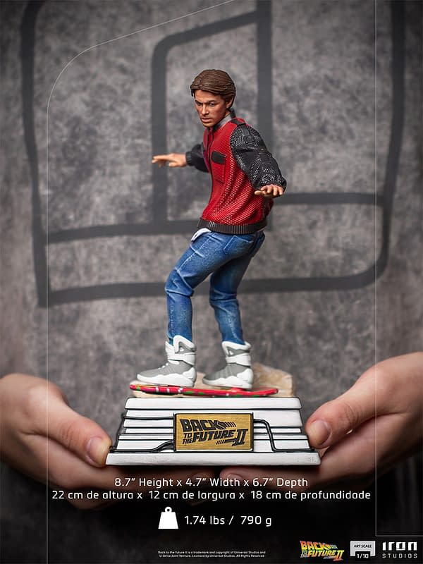 Iron Studios Reveals Back to the Future Part II Marty McFly Statue