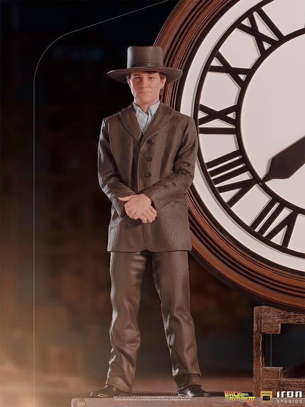 Back to the Future Part III Grand Clock Tower Comes To Iron Studios