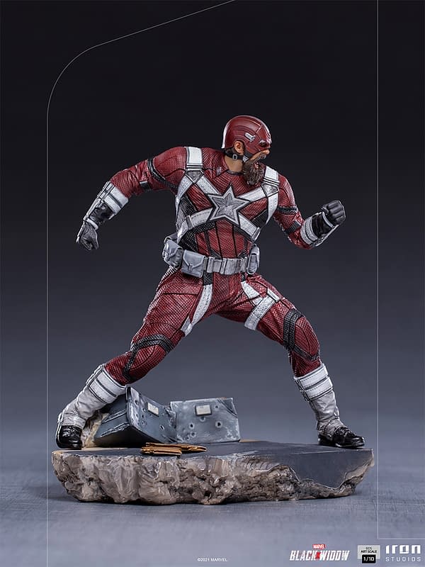 Red Guardian Stands His Ground With New Iron Studios Statue