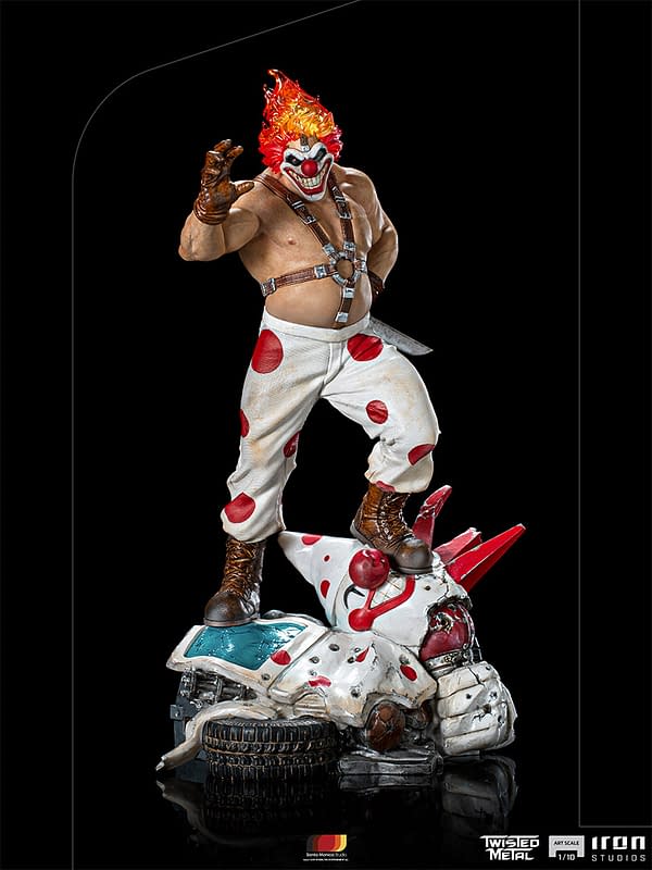 It's Time For More Twisted Metal With Sweet Tooth Iron Studios Statue
