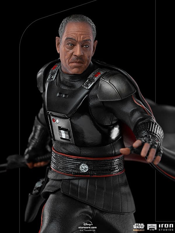 The Mandalorian Wields His Beskar Spear In His New Iron Studios Statue