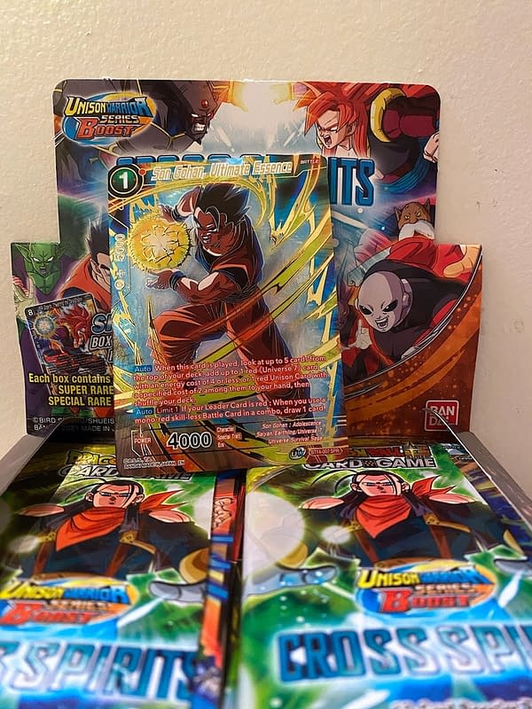 Cross Spirits Booster Box. Credit: Dragon Ball Super Card Game