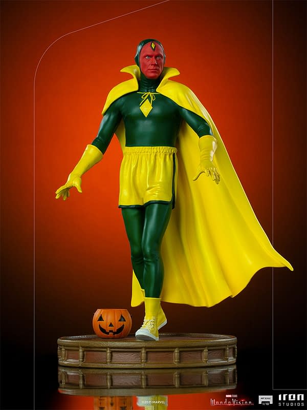 Iron Studios Announced a New WandaVision Statue with Halloween Vision