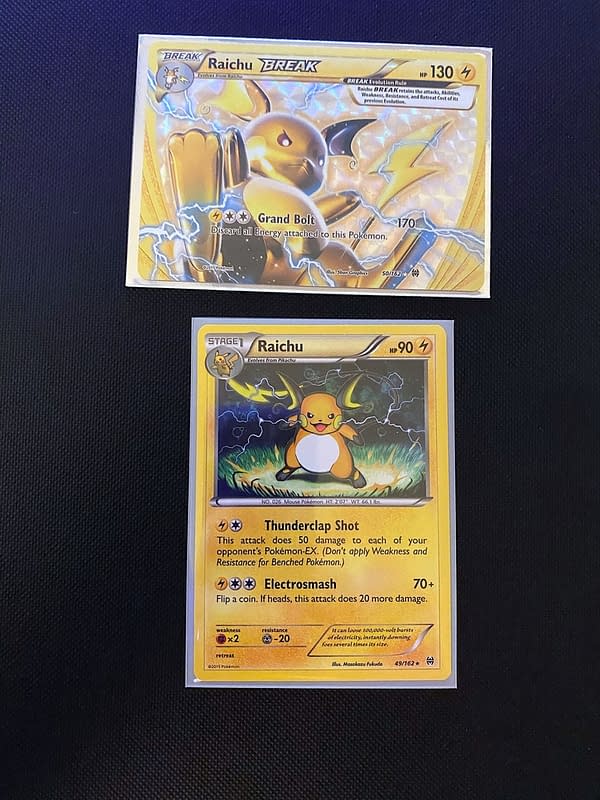 Raichu BREAK. Credit: Pokémon TCG