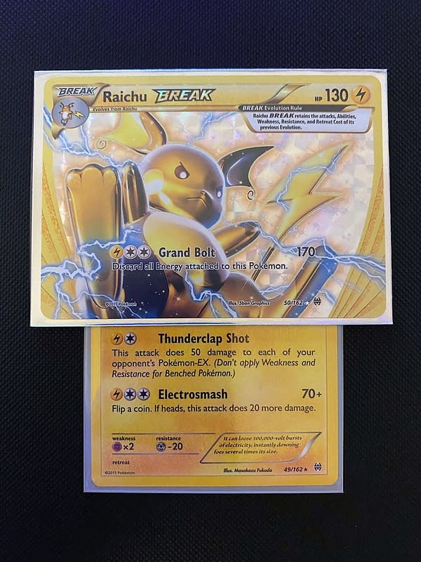 Raichu BREAK. Credit: Pokémon TCG