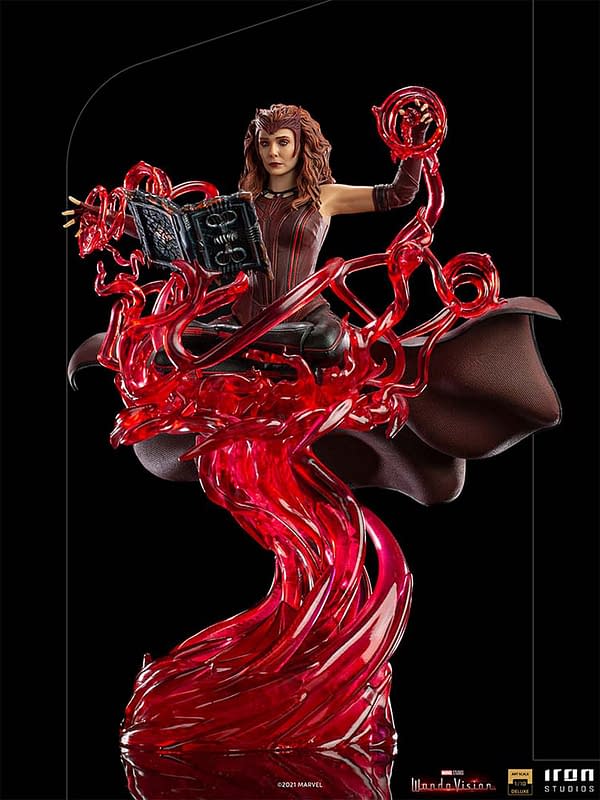 Scarlet Witch Explore to Darkhold with Iron Studios WandaVision Statue