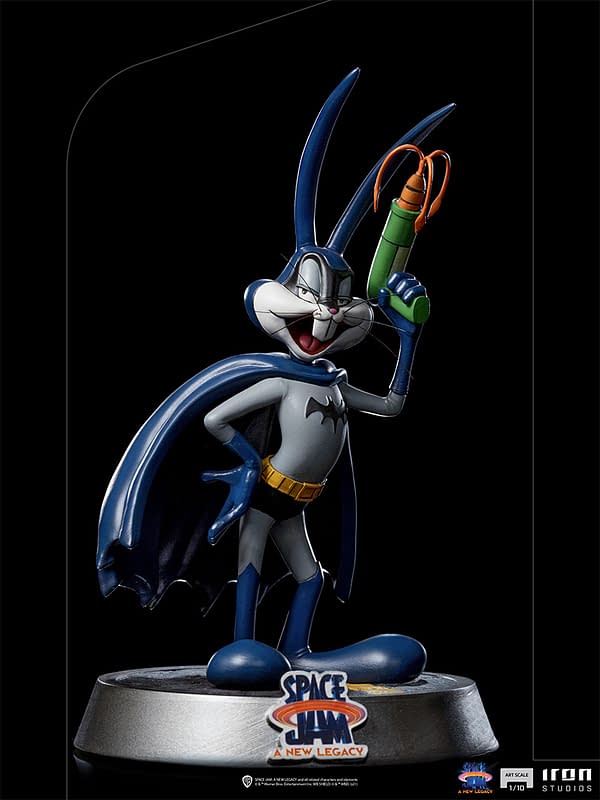 Bugs Buggy Becomes Batman with Iron Studios New Space Jam Statue