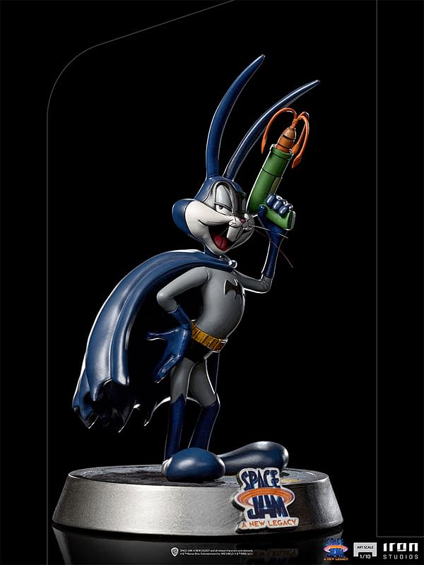 Bugs Buggy Becomes Batman with Iron Studios New Space Jam Statue