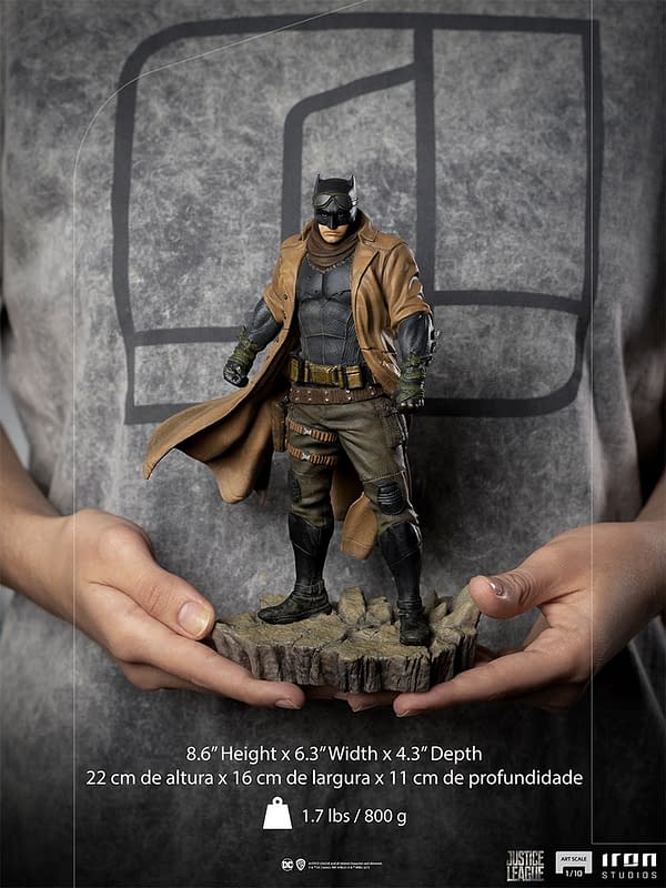 Zack Snyder's Justice League Knightmare Batman Comes to Iron Studios