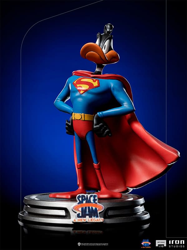 Daffy Duck Superman Has Arrived with New Iron Studio Statue