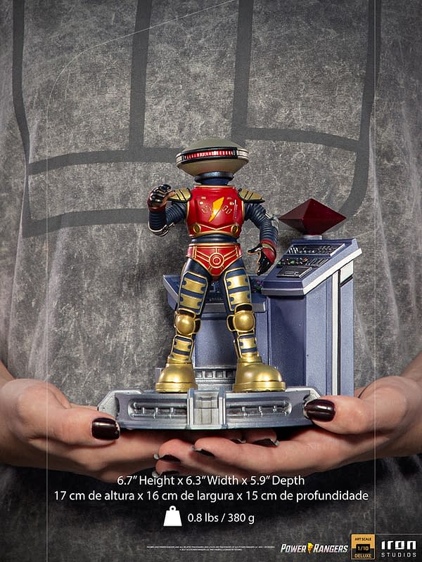 Power Ranger Alpha 5 Arrives with New Iron Studios Statue