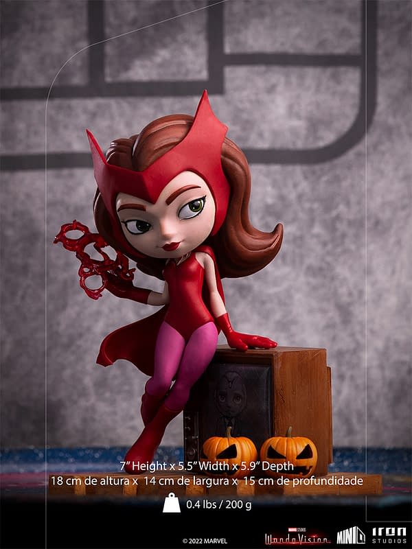 Iron Studios Debuts Scarlet Witch Halloween Spooktacular MiniCo