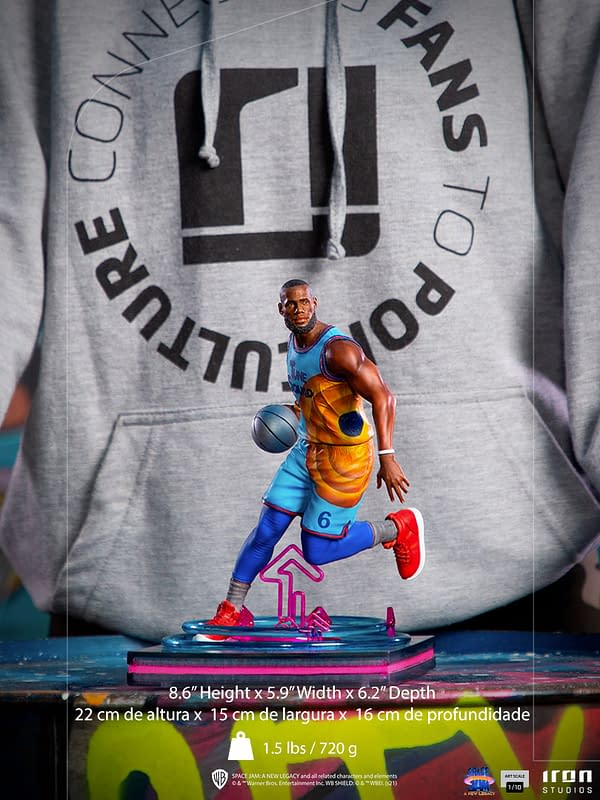 LeBron James Hits the Court with New Space Jam: A New Legacy Statue 