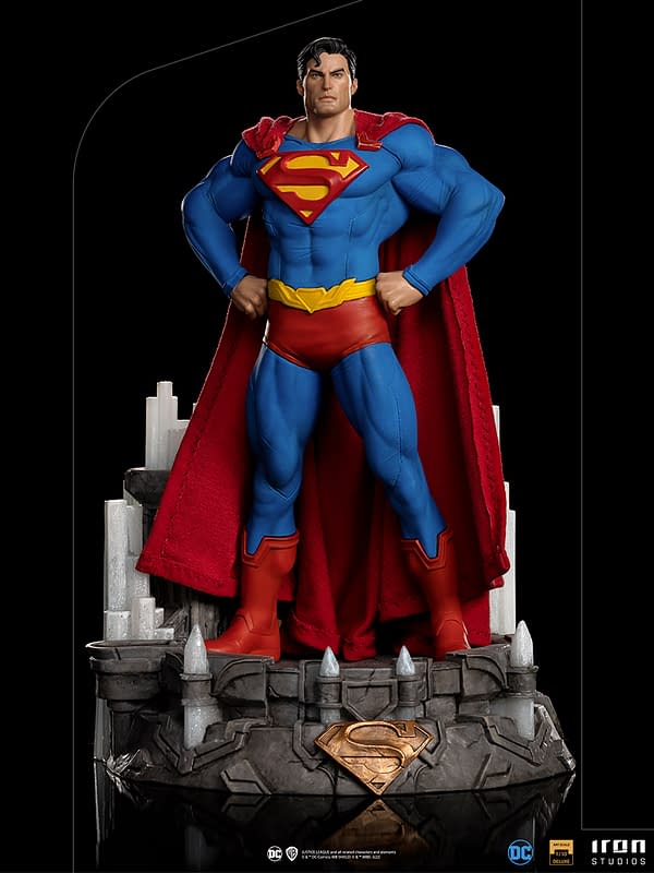 Superman is Unleashed with New DC Comics Deluxe Iron Studios Statue 