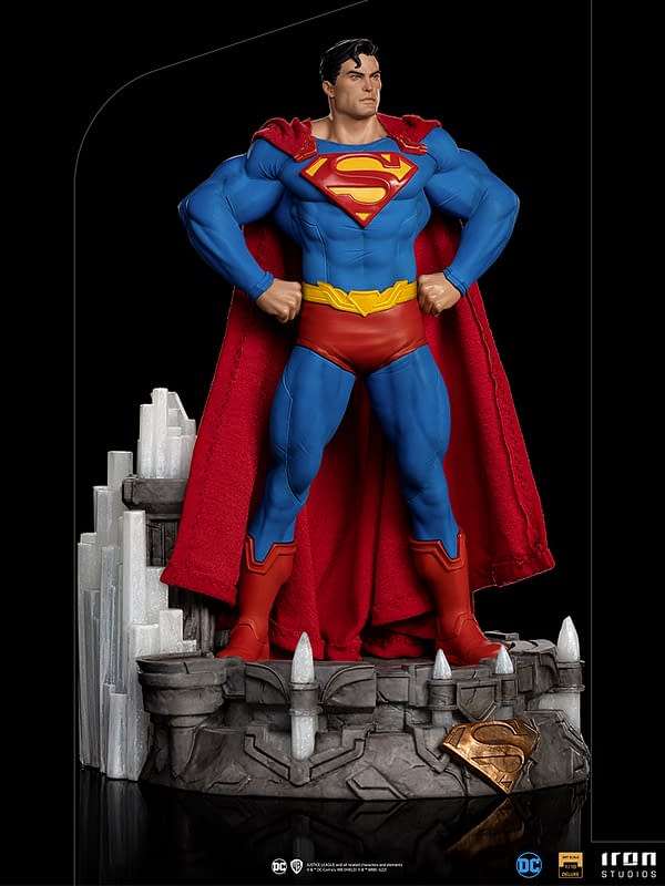 Superman is Unleashed with New DC Comics Deluxe Iron Studios Statue 