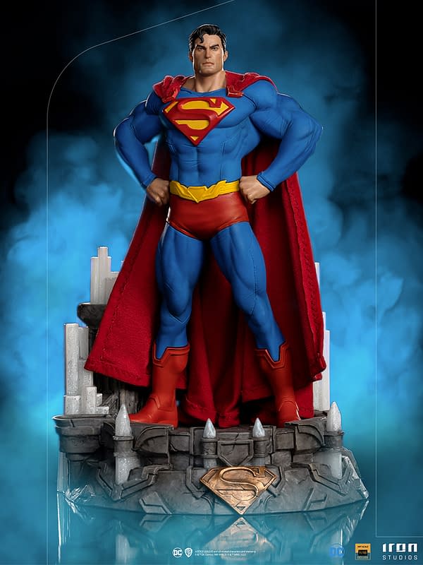 Superman is Unleashed with New DC Comics Deluxe Iron Studios Statue 