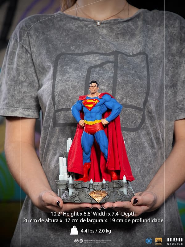 Superman is Unleashed with New DC Comics Deluxe Iron Studios Statue 