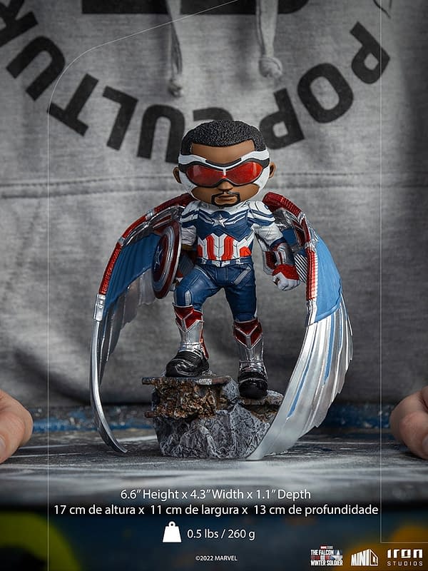 Captain America Sam Wilson is Back with New Iron Studios MiniCo