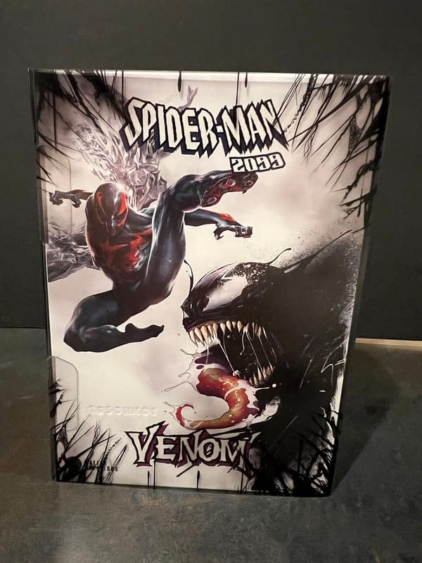 UNO Gets Spidey 2099/Venom Exclusive For SDCC From Mattel