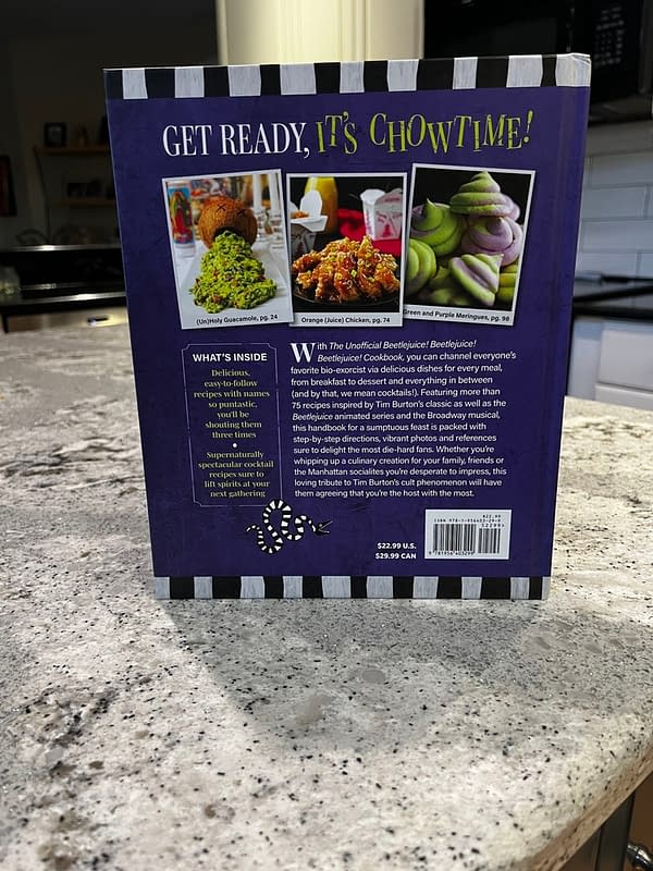 The Unofficial Beetlejuice, Beetlejuice, Beetlejuice! Cookbook Review