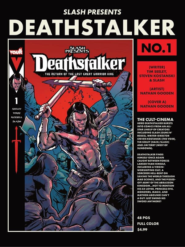 Deathstalker Comic Book in the Works from Slash, Vault Comics – The  Hollywood Reporter