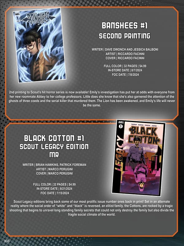 Scout Comics August 2024 Solicits & Solicitations