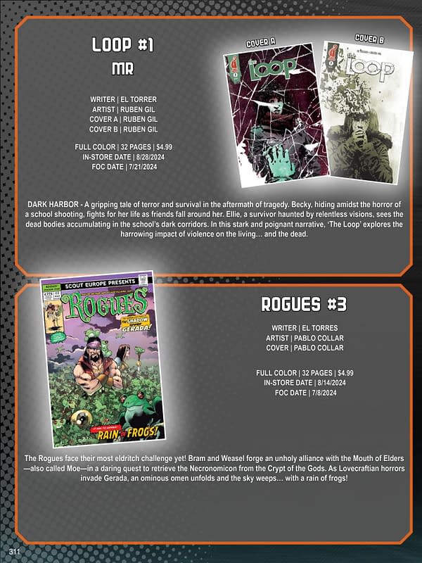 Scout Comics August 2024 Solicits & Solicitations