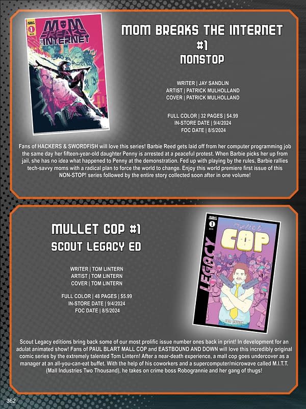 Scout Comics September 2024 Solicits