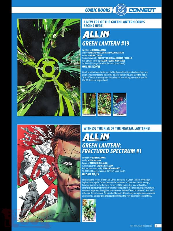 DC Comics January 2025 Solicits