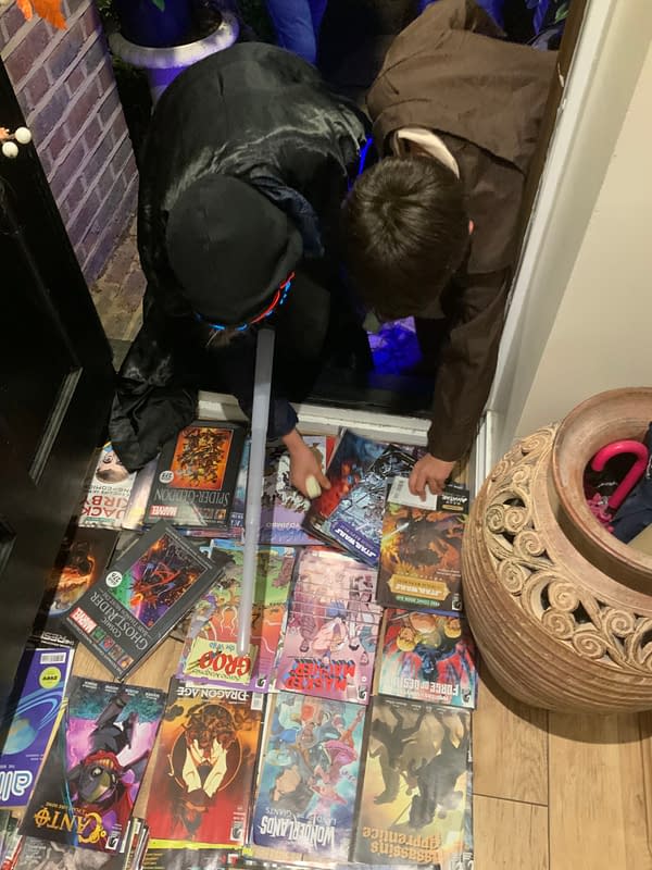 Giving Away Comics Again For Halloween Trick Or Treaters