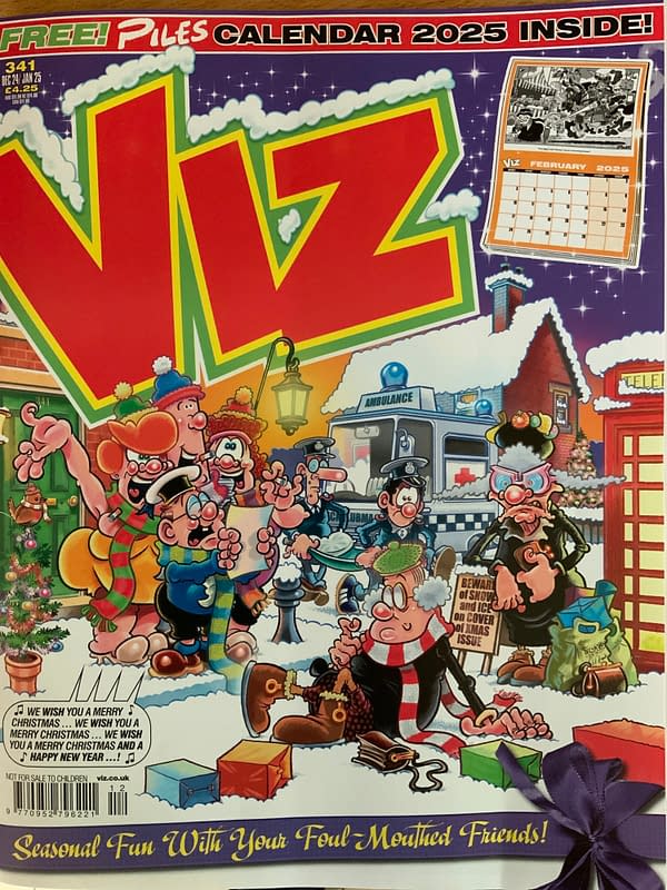 Viz Comic Do A "Giles" Christmas Calendar... Except It's "Piles"