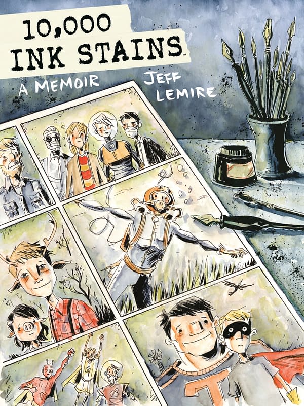 Jeff Lemire's 10,000 Ink Stains: A Memoir, From Dark Horse in 2025