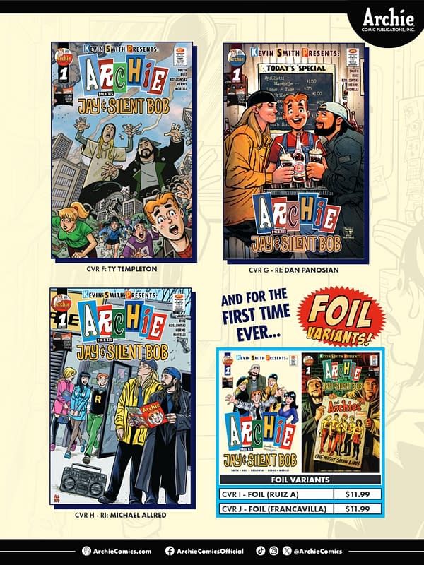 Archie Comics July 2025 Solicits