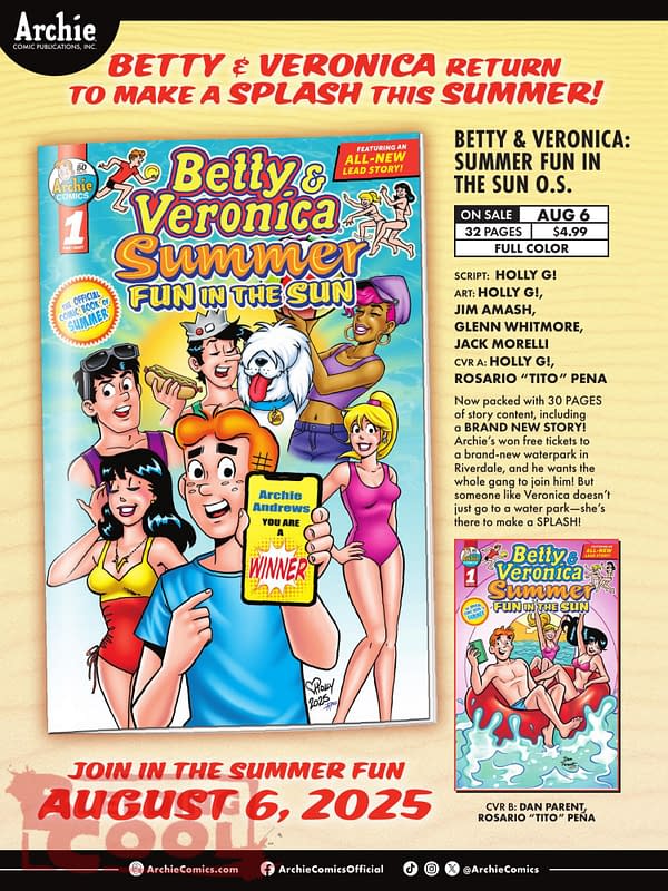Archie Comics August 2025 Solicits