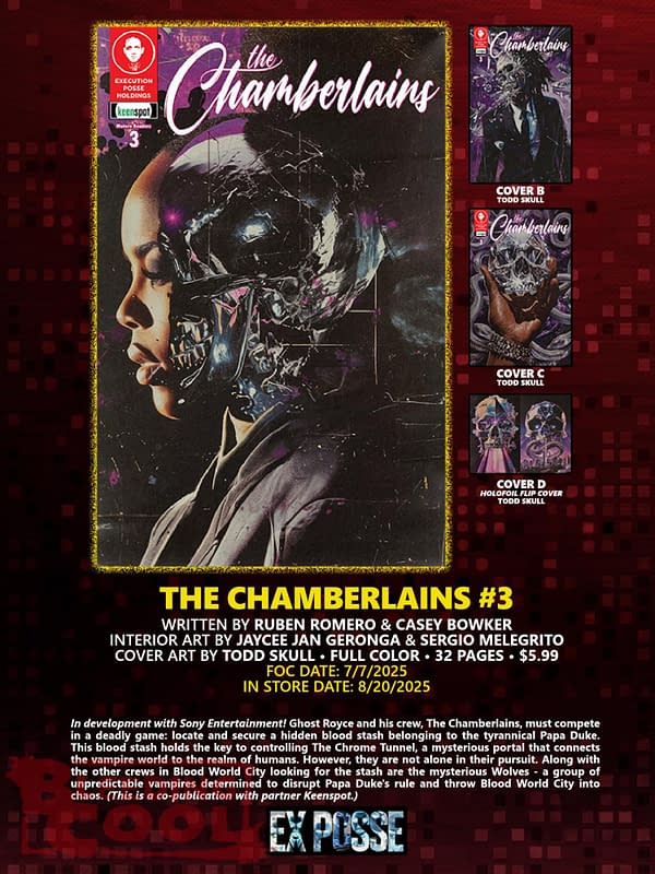 Keen Spot Ex Posse Comics August 2025 Solicits