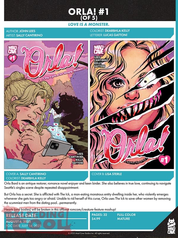 Mad Cave Comics August 2025 Solicits