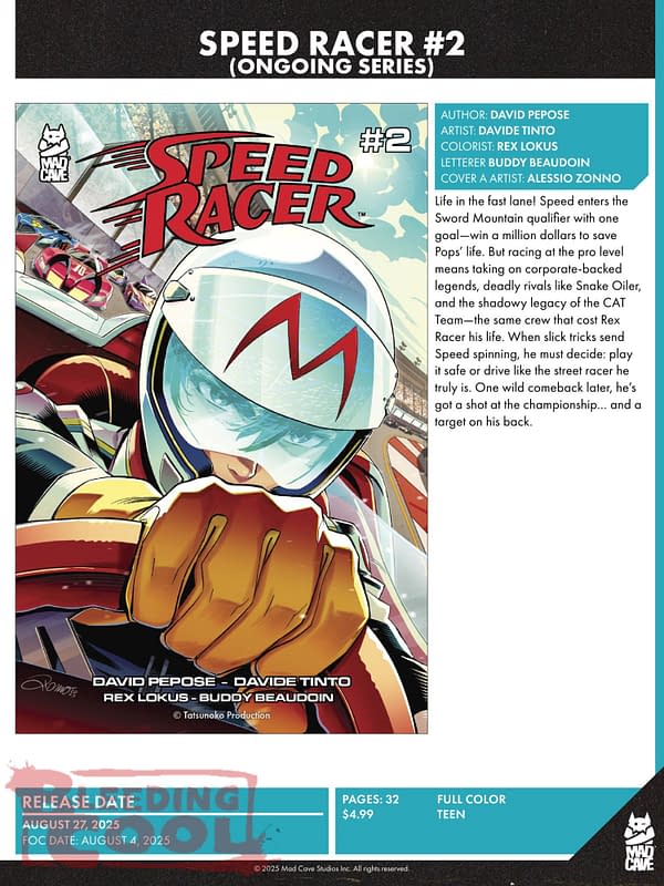 Mad Cave Comics August 2025 Solicits