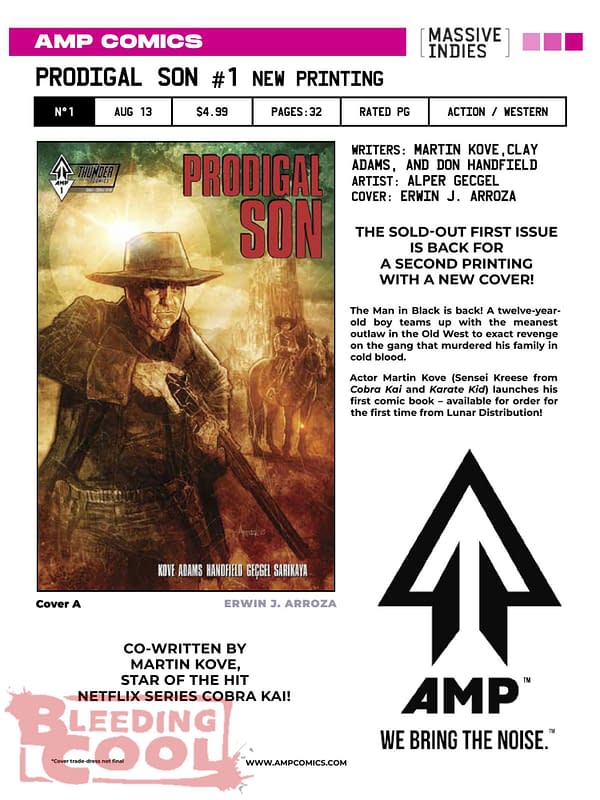 Massive Comics August 2025 Solicits