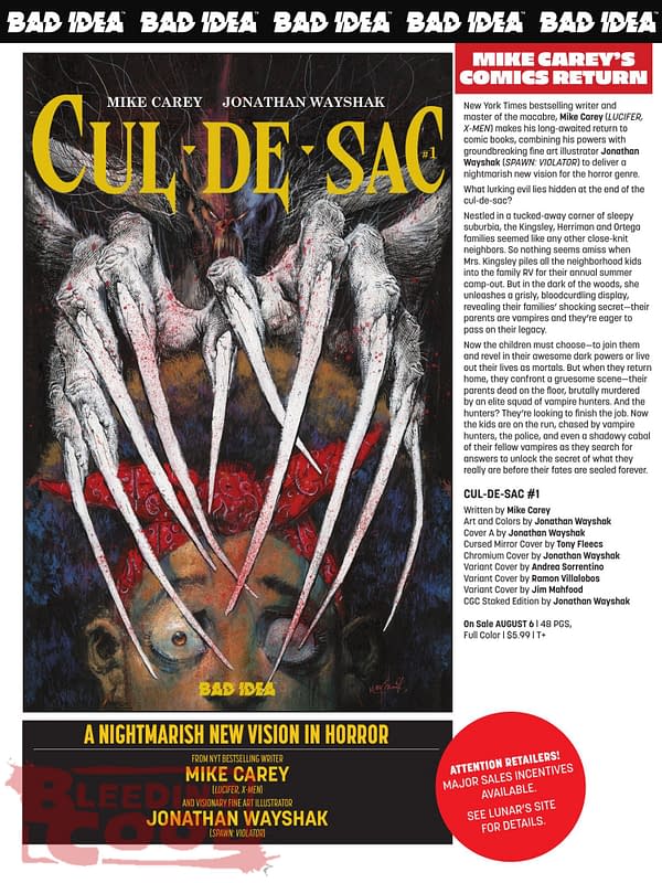 Bad Idea August 2025 Solicits